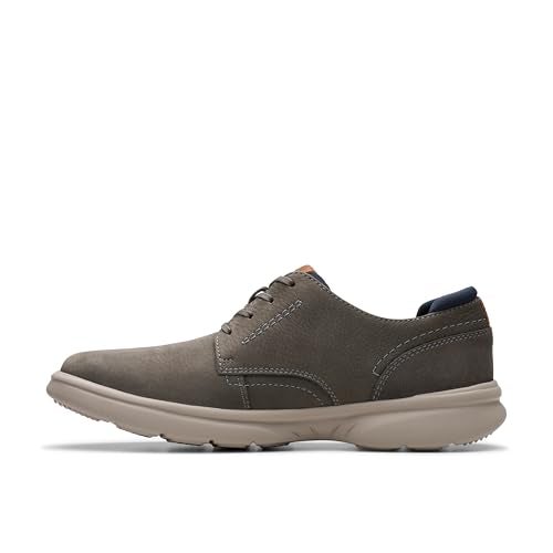 clarks أكسفورد كلاكس للرجال برادلي بلين، رمادي فاتح، 7 - Image 3