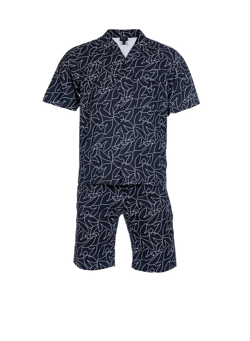 Men’s Ultra-Breathable Summer Set – Lightweight Shirt & Shorts Combo