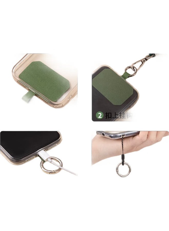 Dipple Dipuer Phone Strap, Neck Strap, Crossbody, Adjustable, Anti-Loss, Versatile Phone Case, Durable, Long Style, Black, Long Version [Ring Holder + Clip] - Image 2