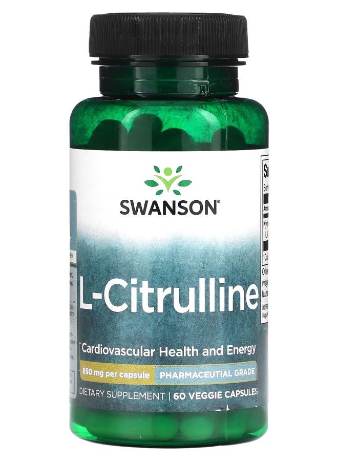 L-Citrulline 850 mg 60 Veggie Capsules