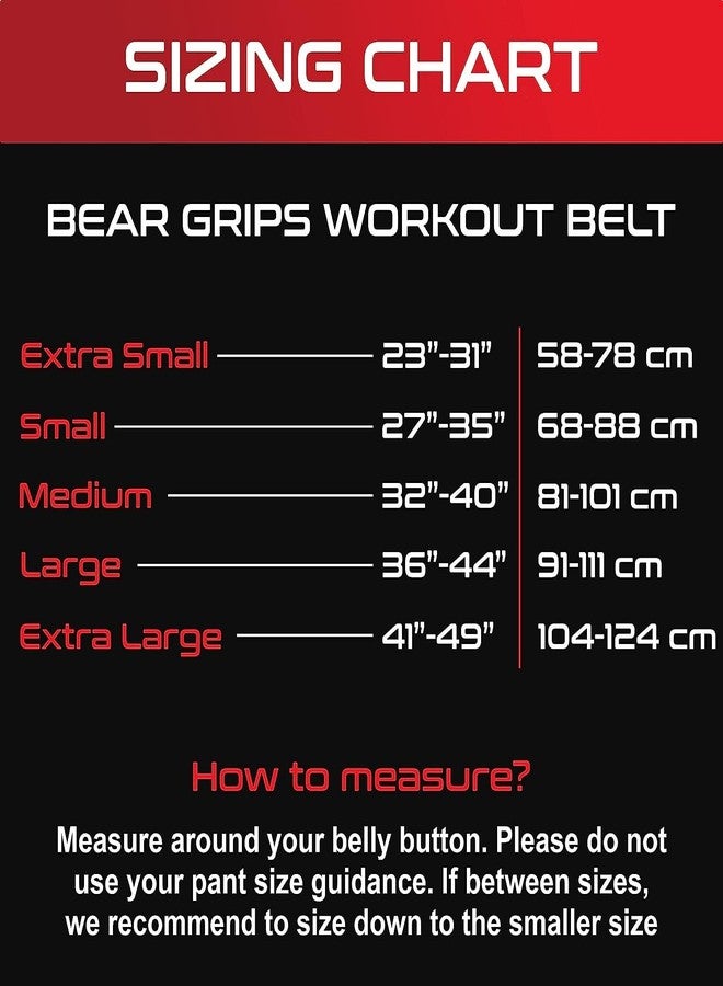 Bear Grips 5mm Leather Weightlifting Belt for Men & Women, Premium Leather with Carrying Case, Double Prong Powerlifting Belt for Squats, Deadlifts, Gym, Stealth Black, X-Large - Image 2