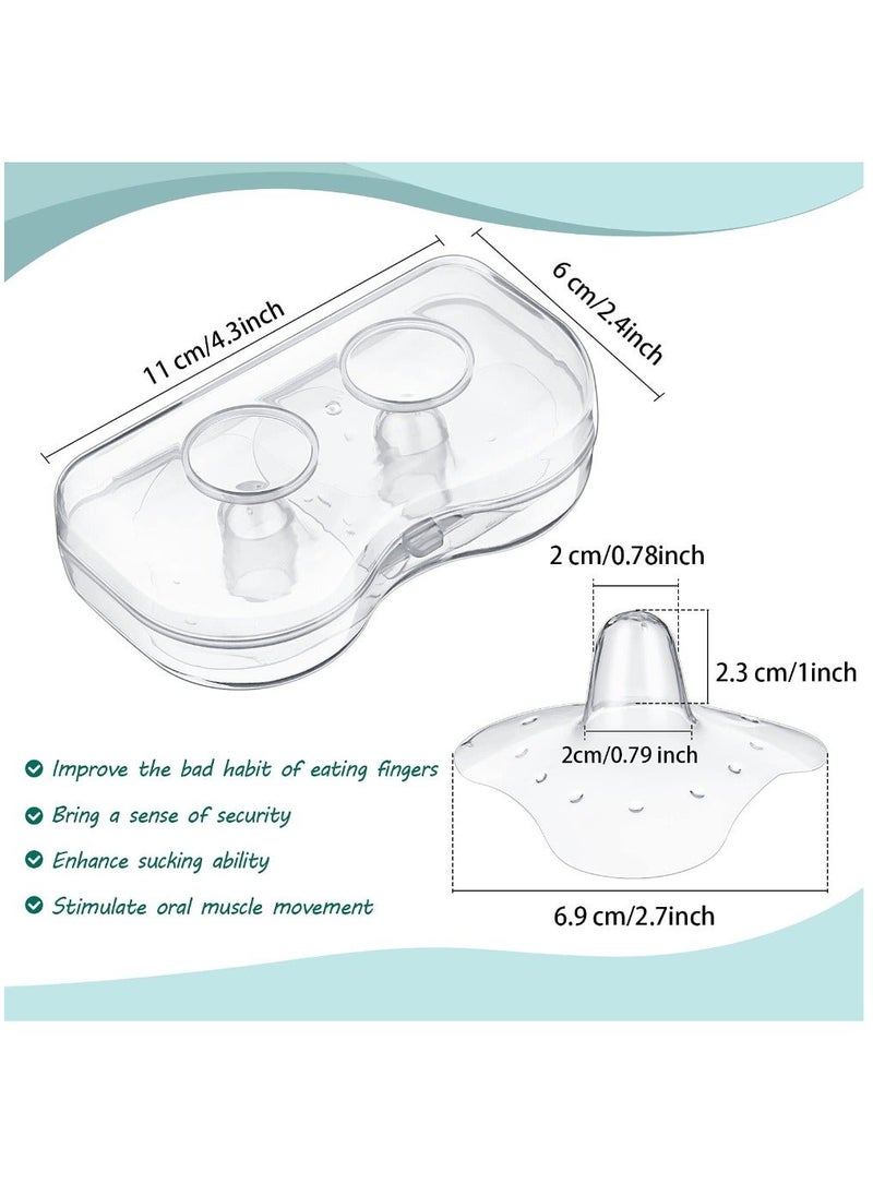 Generic - 12 Pcs Bpa Free Nipple Shield for Nursing Newborn Silicone Shield Nursing Nipple Shield Pain Relief Nursing Shield for Newborn With Latch Difficulties or Flat or Inverted - Image 1