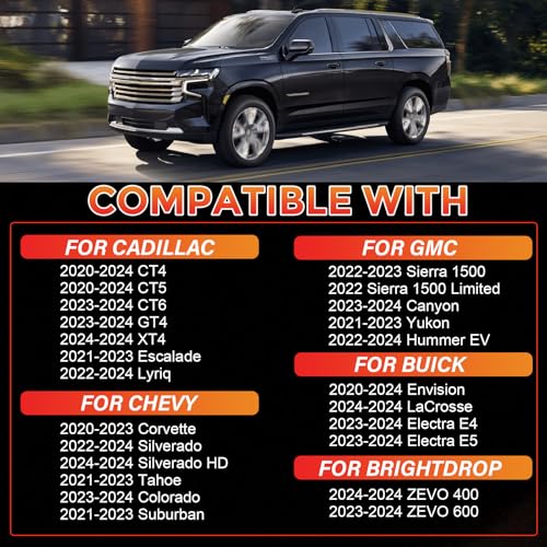 RLP TPMS Tire Sensor Tire Pressure Monitoring System Sensor 433MHz Compatible with 2020 2021 2022 2023 2024 Buick Ca-dillac Chevy Silverado GMC Sierra Pontiac Replaces 13542523 13533166 - Image 4