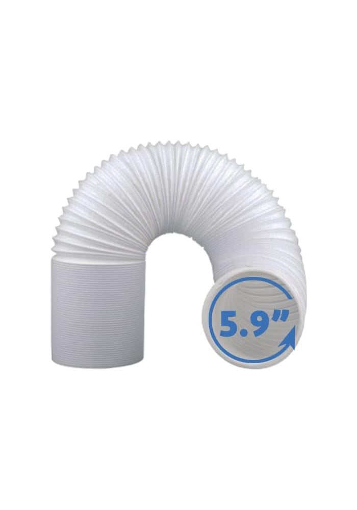 ALPINE HARDWARE Portable Exhaust Vent Hose - 5.9 Inch Diameter, Counter Clockwise, Adjustable Length up to 80 Inches - Image 2