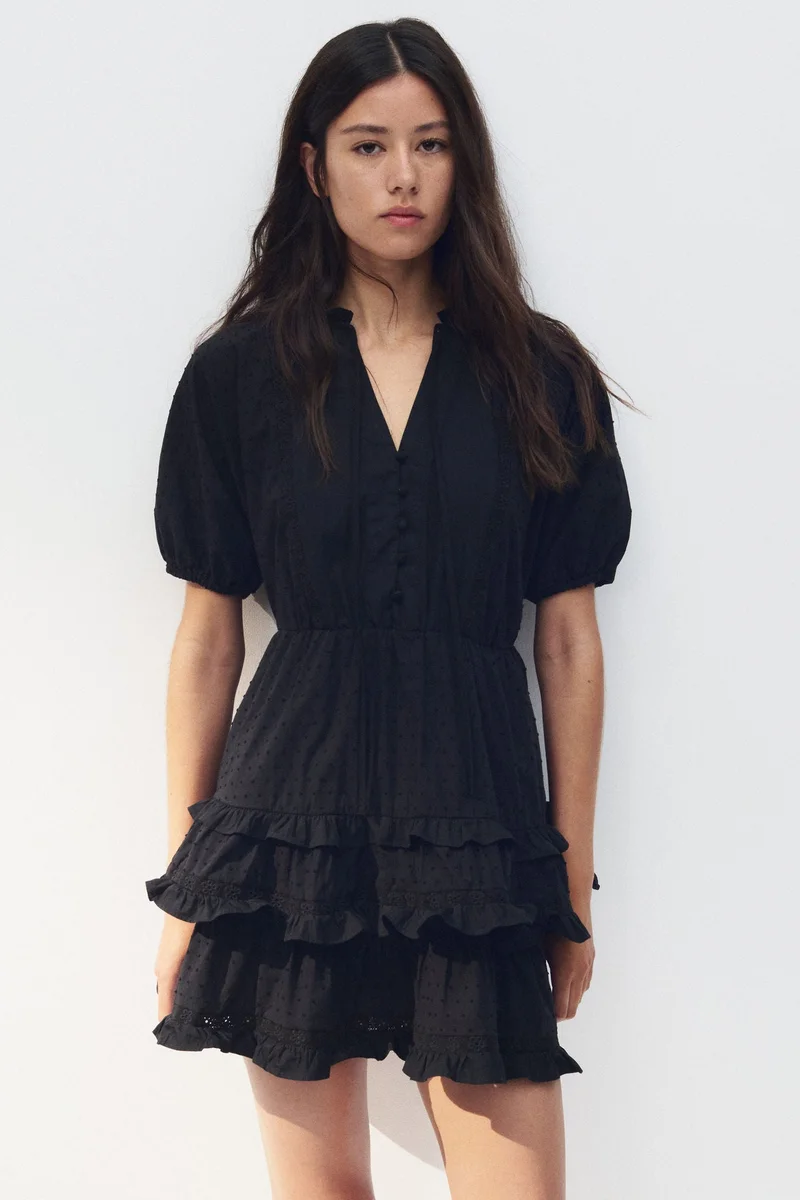 H&M Cotton plumeti dress