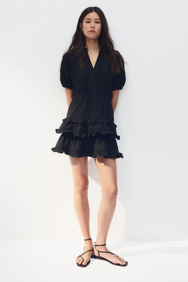 H&M Cotton plumeti dress