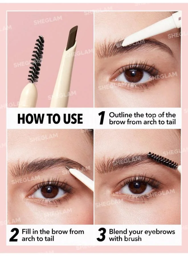 SHEGLAM SHEGLAM Better Brows Long Lasting Eyebrow Pencil-Auburn