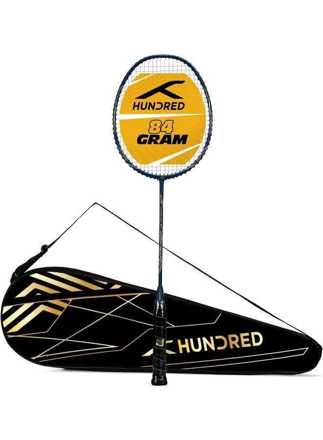 هندرد مضرب تنس الريشة باور تيك سلسلة  جرافيت مع غطاء