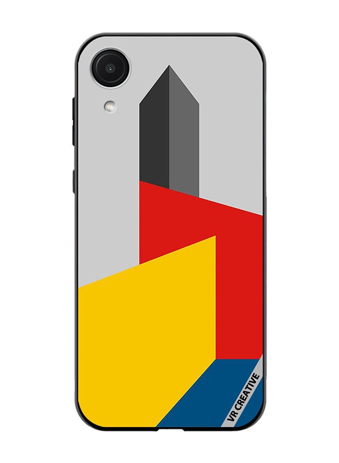 VR CREATIVE Protective Case Cover For Samsung Galaxy A03 Core Bauhaus Tower Design Multicolour - Image 1
