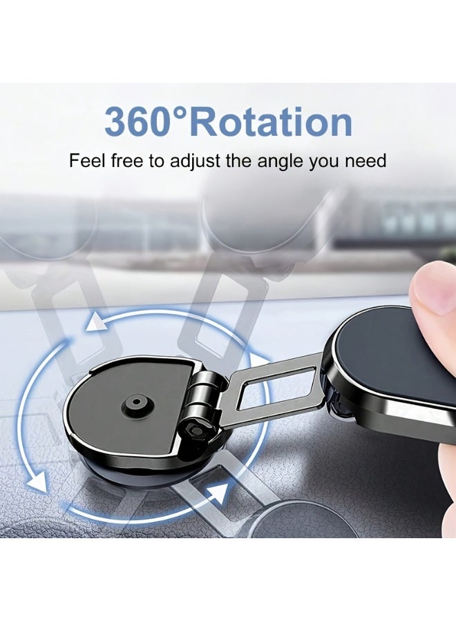 Rotating Magnetic Car Phone Holder – Universal Zinc Alloy Dashboard Stand, Adjustable Mount for Smartphones - Image 4