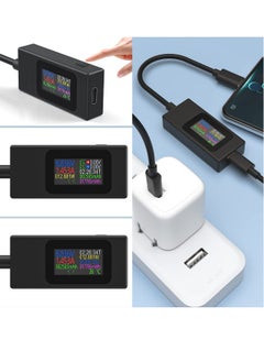 Generic USB C Power Meter Testers, Type C Voltage and Current Tester Meter, USB C Voltage Current Voltmeter Amp Volt Ammeter Detector USB Cable Charger Indicator  - Image 3