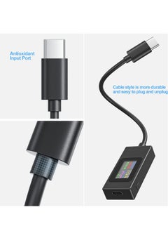 Generic USB C Power Meter Testers, Type C Voltage and Current Tester Meter, USB C Voltage Current Voltmeter Amp Volt Ammeter Detector USB Cable Charger Indicator  - Image 2