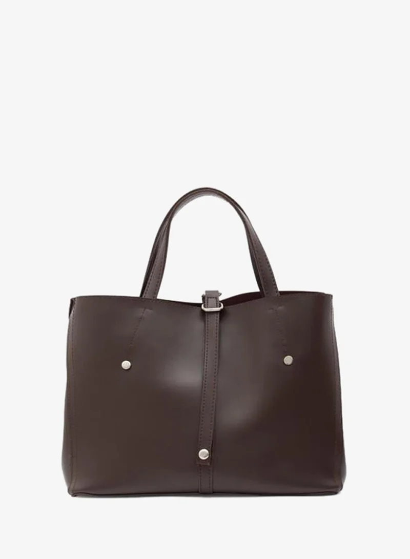 Shule Bags Fedi Baby Hand and Shoulder Bag Coffee.
