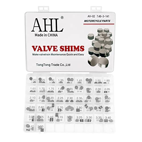 AHL 748mm OD Adjustable Valve Shim Kit 120mm350mm Thick for Yamaha YZ250F YZ250 F 20012013 FZ1 20012013 141pcs