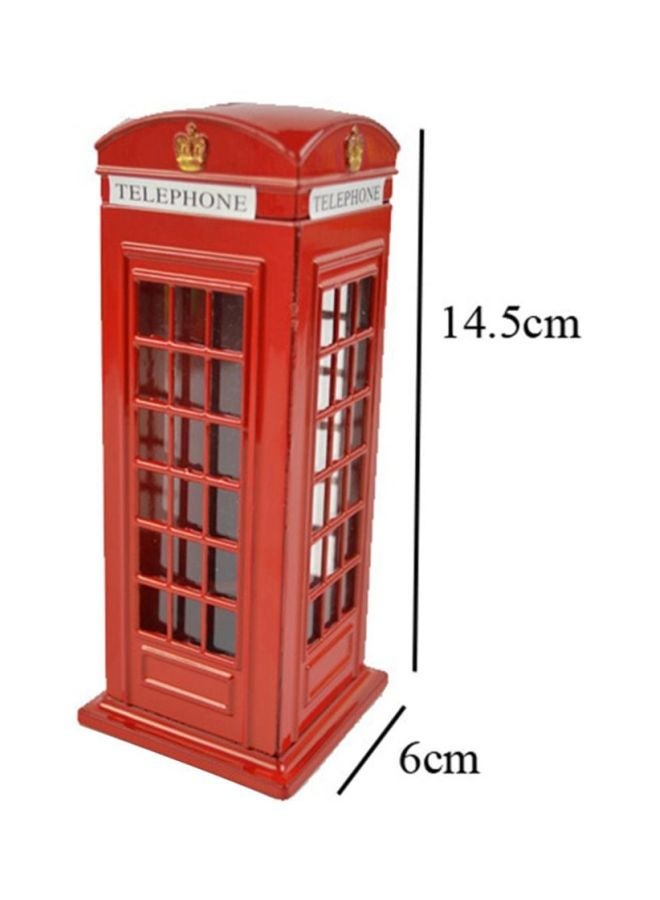 NIBEMINENT Metal Telephone Booth Piggy Bank - Image 2