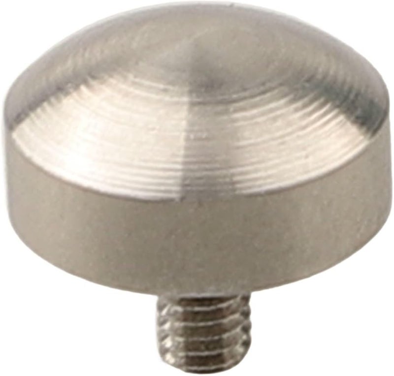 High Speed Steel Dial Indicator Contact Point 10mm Tip M2 5 Threaded Shank - Image 4