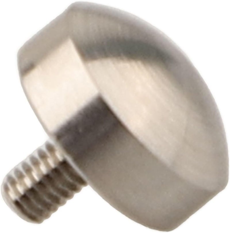 High Speed Steel Dial Indicator Contact Point 10mm Tip M2 5 Threaded Shank - Image 3