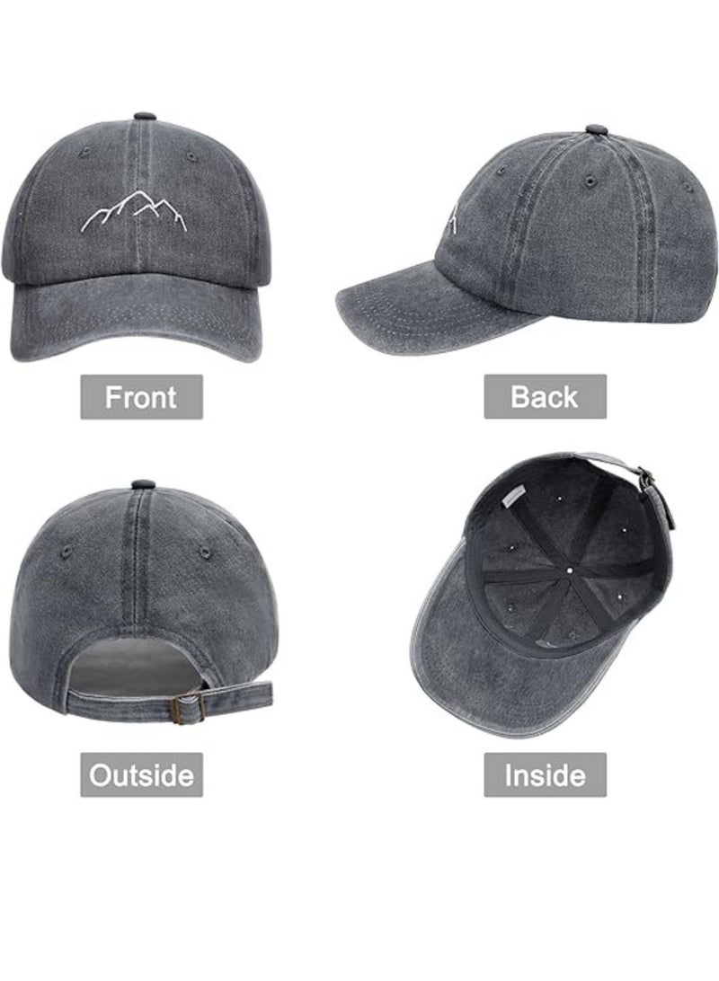 SARAOONT 100% cotton baseball cap for men and women  - Image 4