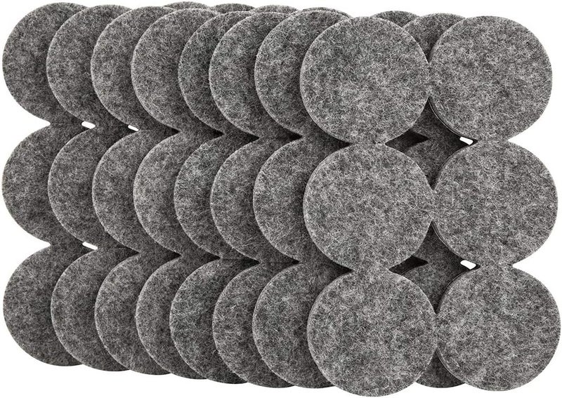 SOFTTOUCH 4758695N Heavy Duty 112 Inch Felt Furniture Pads to Protect Hardwood Floors from Scratches Gray 48 CountGrey - Image 1