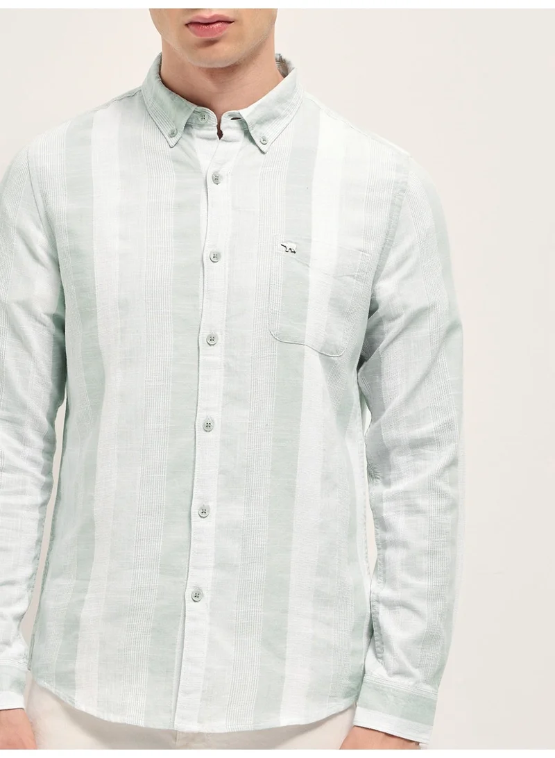 THE BEAR HOUSE  Men’s Long Sleeve Shirt – Classic, Comfortable and Stylish Essential for Work, Travel or Casual Outings for Men | Best Price UAE