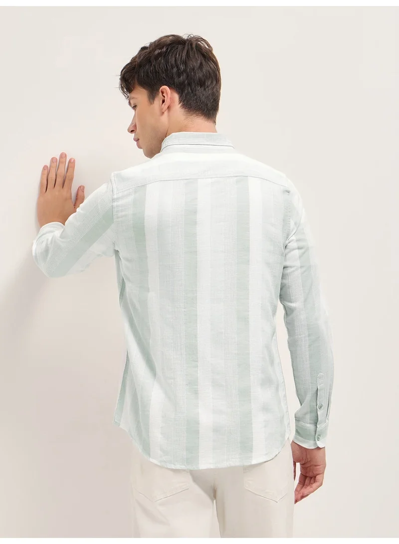 THE BEAR HOUSE  Men’s Long Sleeve Shirt – Classic, Comfortable and Stylish Essential for Work, Travel or Casual Outings for Men | Best Price UAE