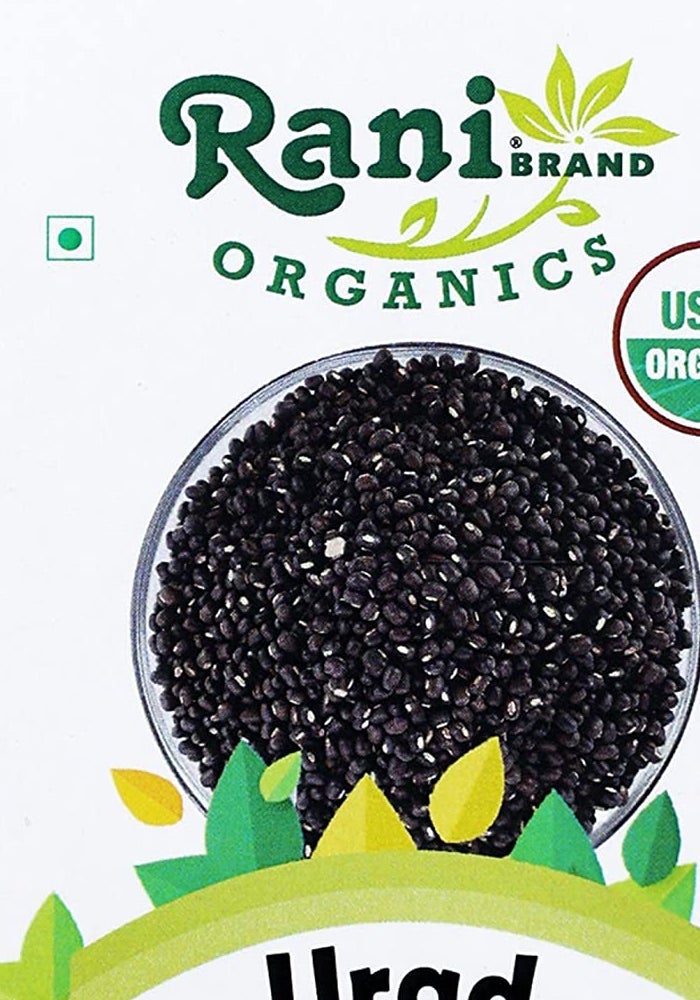 Rani Brand Authentic Indian Products Rani Organic Urid/Urad Whole Black (Matpe Beans With Skin) Indian Lentils 32oz (2lbs) 908g PET Jar ~ All Natural | Vegan | Gluten Friendly | NON-GMO | Indian Origin | USDA Certified Organic - Image 1