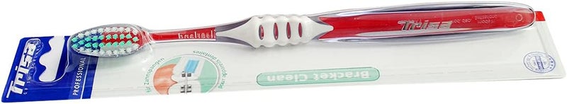 TRISA فرشاة أسنان تريزا الاحترافية لتنظيف الأقواس - تنظيف فعال للأقواس - Image 2