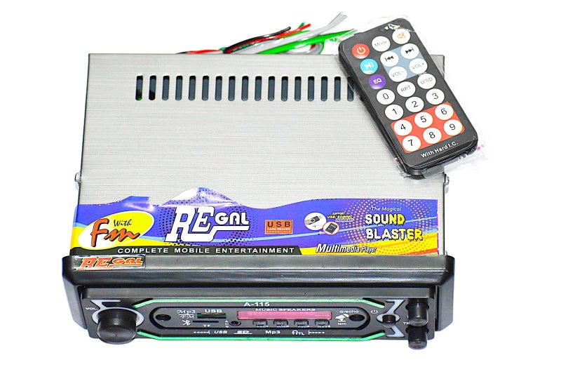 Rashri Car Stereo with Bluetooth, Aux, FM and SD, 4440 Double ic, Best for CAR with Remote - Image 1