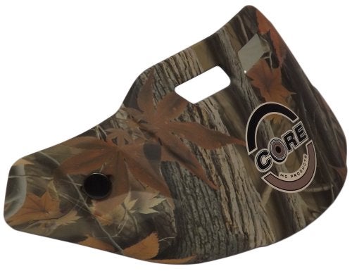 Core Helmets Core Forester Deluxe Half Helmet Visor Peak (Camo) - Image 1