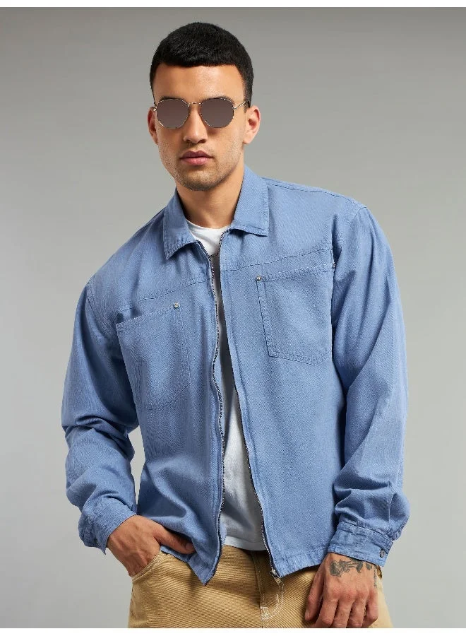 بيونغ شيكت أزرق بسحاب مصبوغ