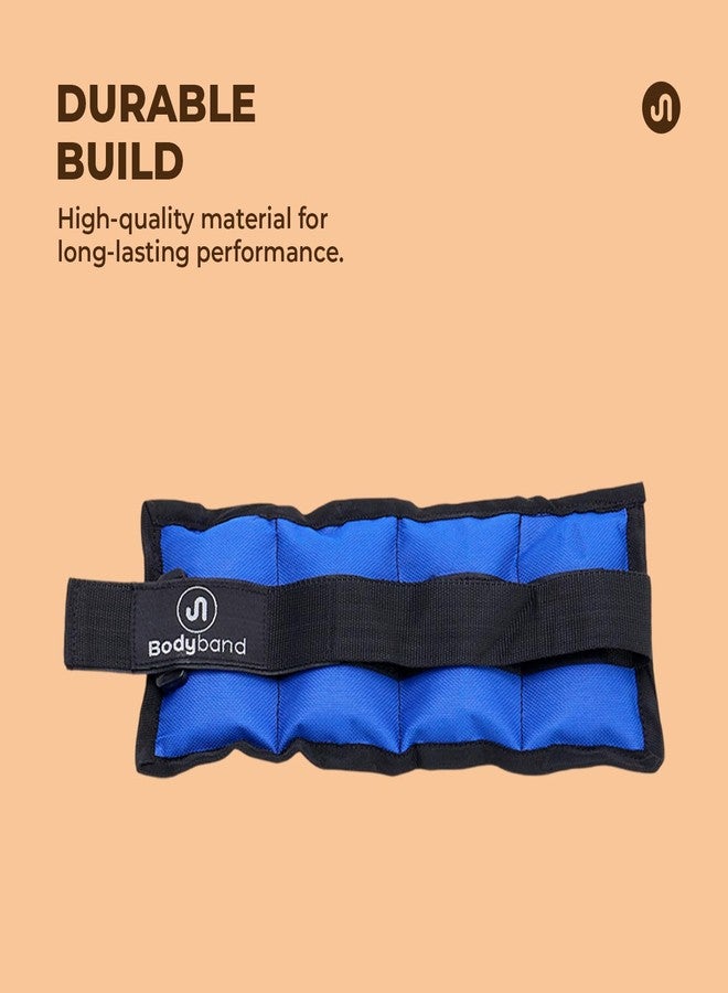 Bodyband Ankle Weights 0.5 kg Pair Wrist Weights Strap For Gym Ankle Weight Cuff Leg Weight For Men & Women For Legs Training, Workout Unisex WeightCuffs for Gym Resistance 1/2kg x 1 Pair - Image 4