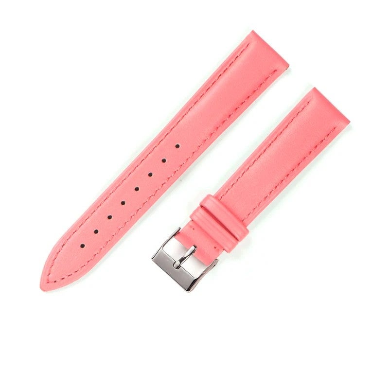 Bluejw Replacement Interchangeable Calf Leather Watch Strap – Full Grain Smooth Plain Elegant Wrist Band to Replace the Watch Strap - Image 1