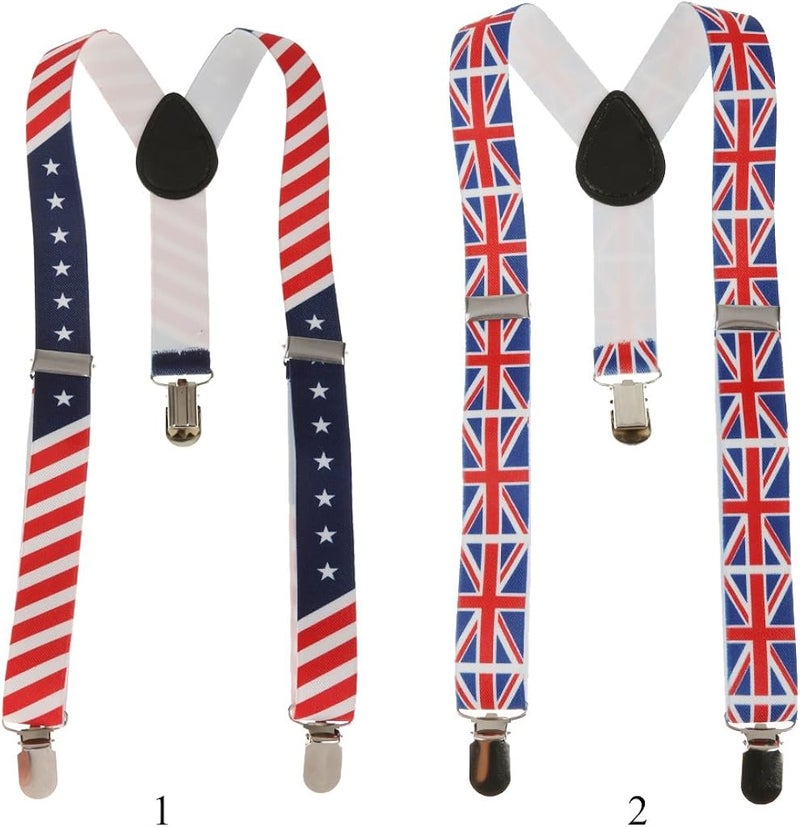 klarako 2pcs Elasticated Suspenders Braces Y-back for Kids Girls And Boy - Image 2