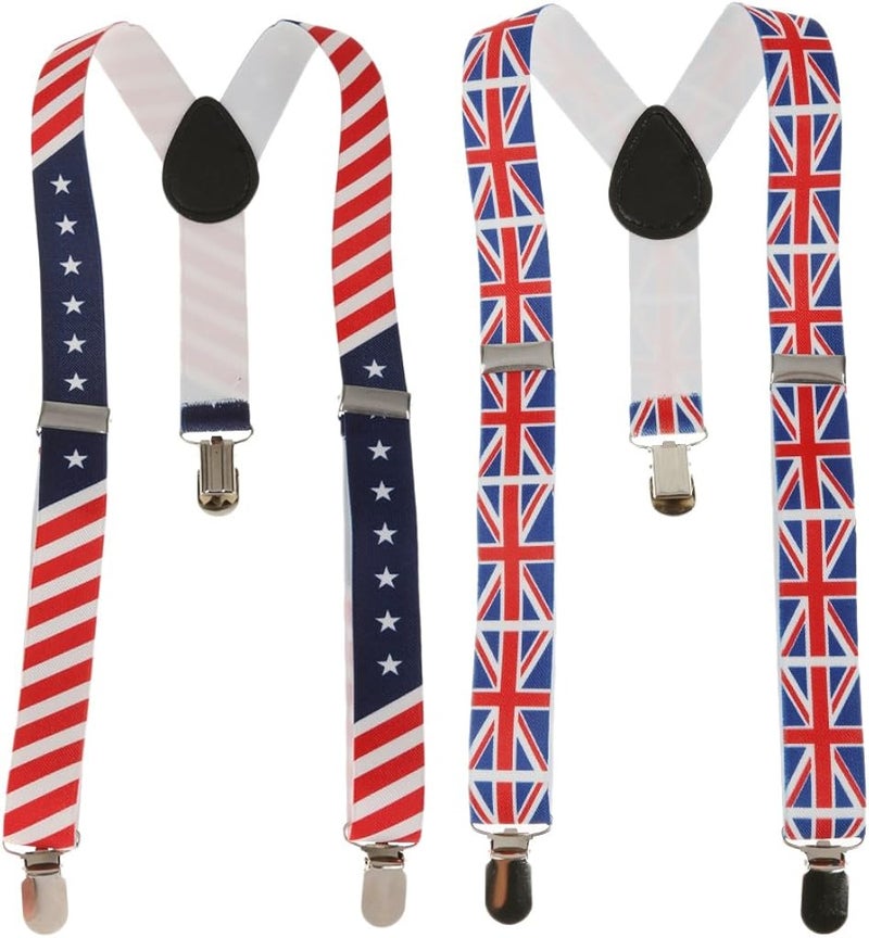 klarako 2pcs Elasticated Suspenders Braces Y-back for Kids Girls And Boy - Image 1