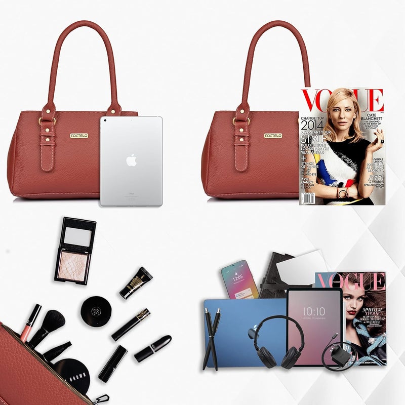 Fostelo Women's Riverside Satchel Tote Handbag for Women | Ladies Purse | Stylish Shoulder Bag | Gift For Women - Image 4