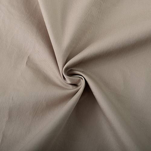 Evolive New 300TC Thread Count 100% Cotton Body Pillow Cover/Case Replacement with Hidden Zipper Closure 21"x54" (Taupe) - Image 5