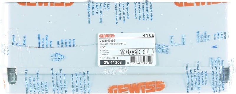 Gewiss GW44208 Junction Box with Screwed Lid - Image 5