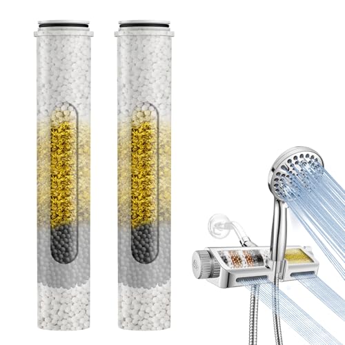 MakeFit Shower Head Filter Replacement Cartridge for MakeFit Filtered Shower Head with Handheld Combo-SSJ731/SW9730 (2-PACK) - Image 1