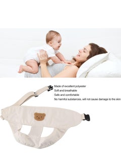 Generic Baby Portable High Chair Harness Seat for Toddler Feeding Safety Cloth Harness with Straps Belt 54cm (Khaki)  - Image 3