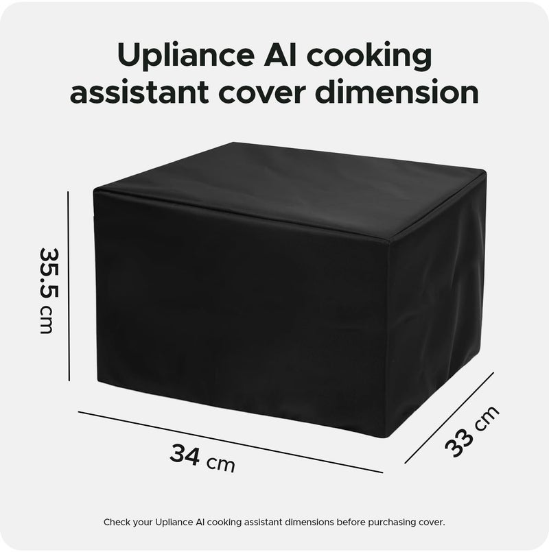 Encasify Upliance AI Cooking Assistant Cover | Dust and Waterproof Washable suitble for Upliance AI Cooking Assistant | Nylon Material | Black - Image 3