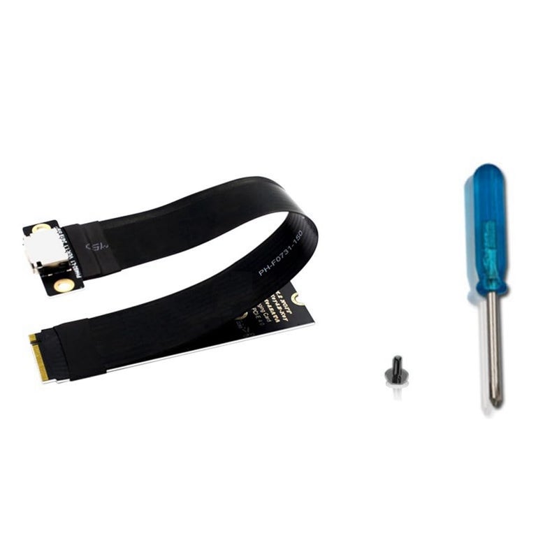 M2 NVMe PCIE 4 0 Oculink SFF 8611 8612 Female Adapter Cable For External GPU Laptop - Image 2