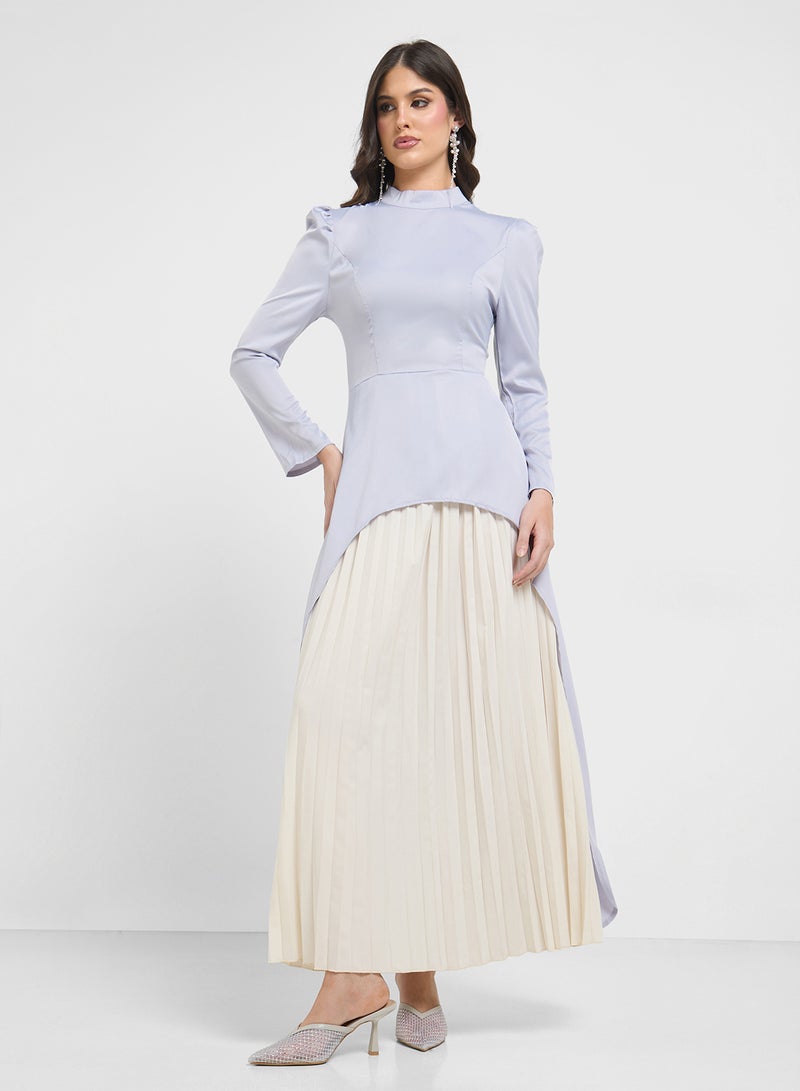 Khizana Dress With Pleats  - Image 4