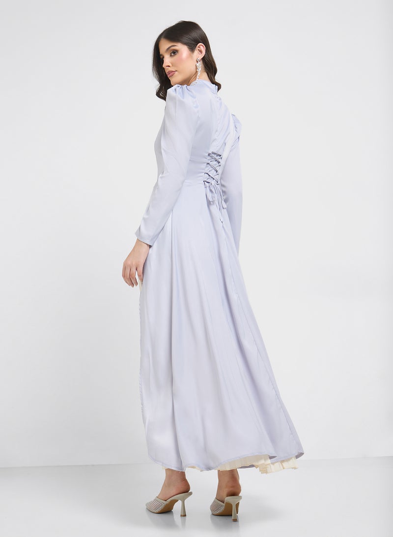 Khizana Dress With Pleats  - Image 2