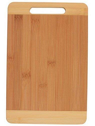 MARWALL Bamboo Wooden Kitchen Chopping Cutting Board with Knife 32cmx21cm - Image 3