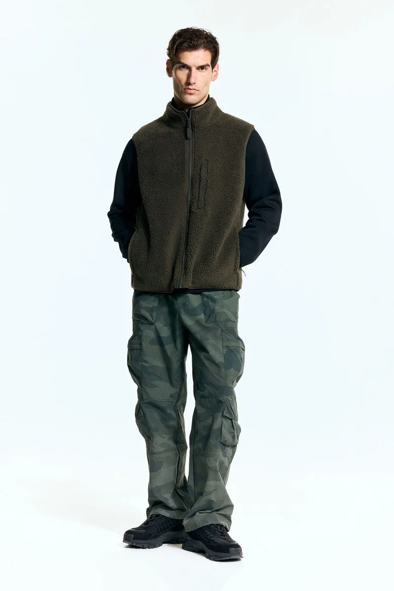 H&M Regular Fit Teddy sports gilet