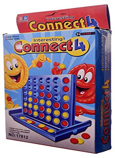 Connect Four Game – Classic Board Game in Multi-Color