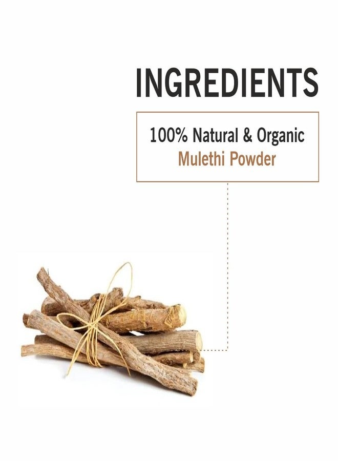 TQS 100% Natural & Organic Mulethi Powder for Skin Brightening, 100g - Image 2