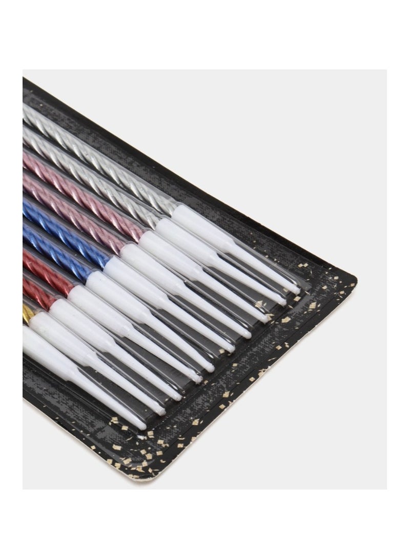 شمعة عيد ميلاد لامعة لتزين الكيك والاحتفالات- الوان عشوائيه متنوعه - Image 5