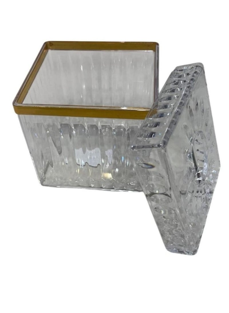 Square acrylic tissue box - Image 2