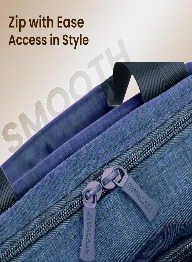 RIVACASE Biscayne Laptop Bag 15.6 Inches Versatility and Style Compact Shoulder Bag for Notebooks Ultra Light Computer Bag for Women/Men/Travel/Business, Compatible with Laptop Macbook Pro 15.6 inch - Image 4